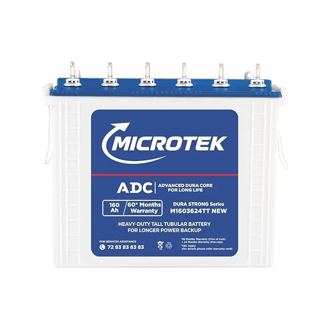 Microtek Dura Strong M1603624TT 160Ah Tall Tubular Battery