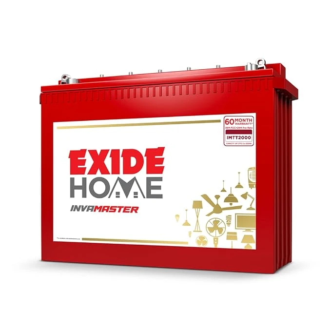 EXIDE INVA Master IMTT2000 200Ah 12V Tall Tubular Inverter Battery | 60 Months Warranty